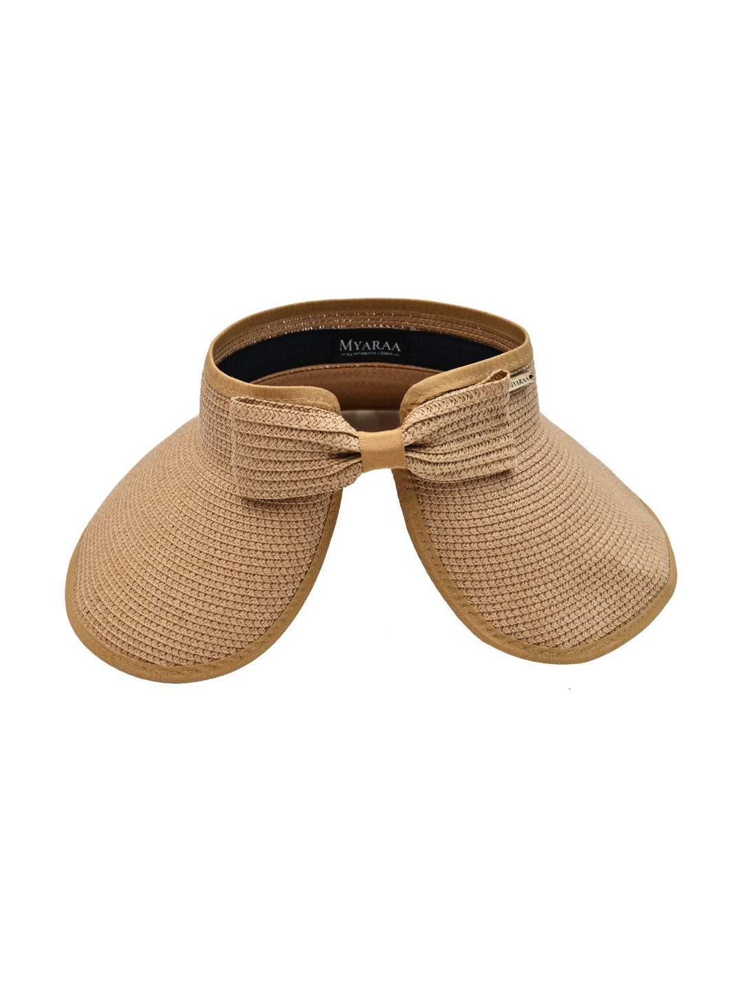 

MYARAA by NAMRATA LODHA Women Camel Brown Self Design Sun Hat