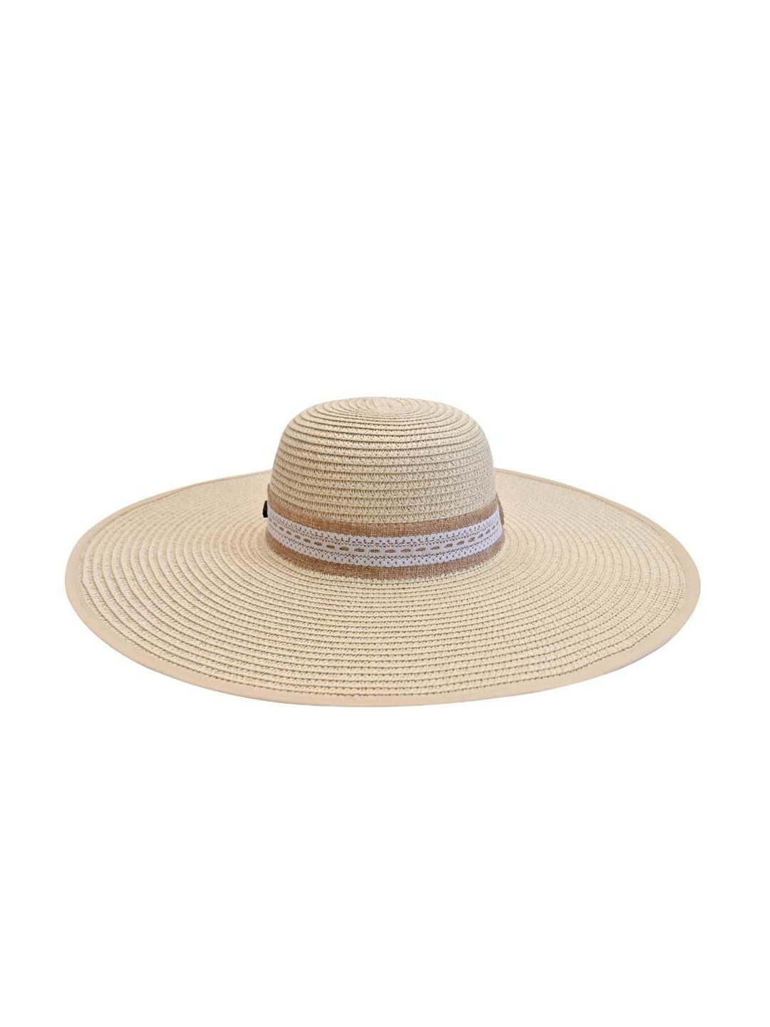 

MYARAA by NAMRATA LODHA Women Self Design Sun Hat, Beige