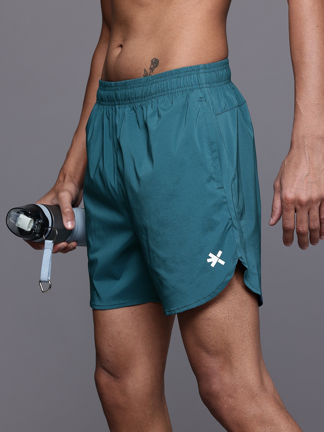 

HRX by Hrithik Roshan Men Running Rapid-Dry Shorts, Teal