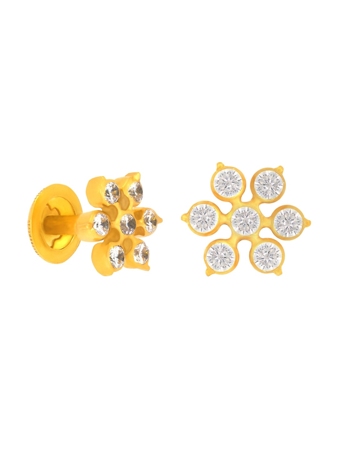 

BHIMA 22KT Gold Studs Earrings-2.99gm