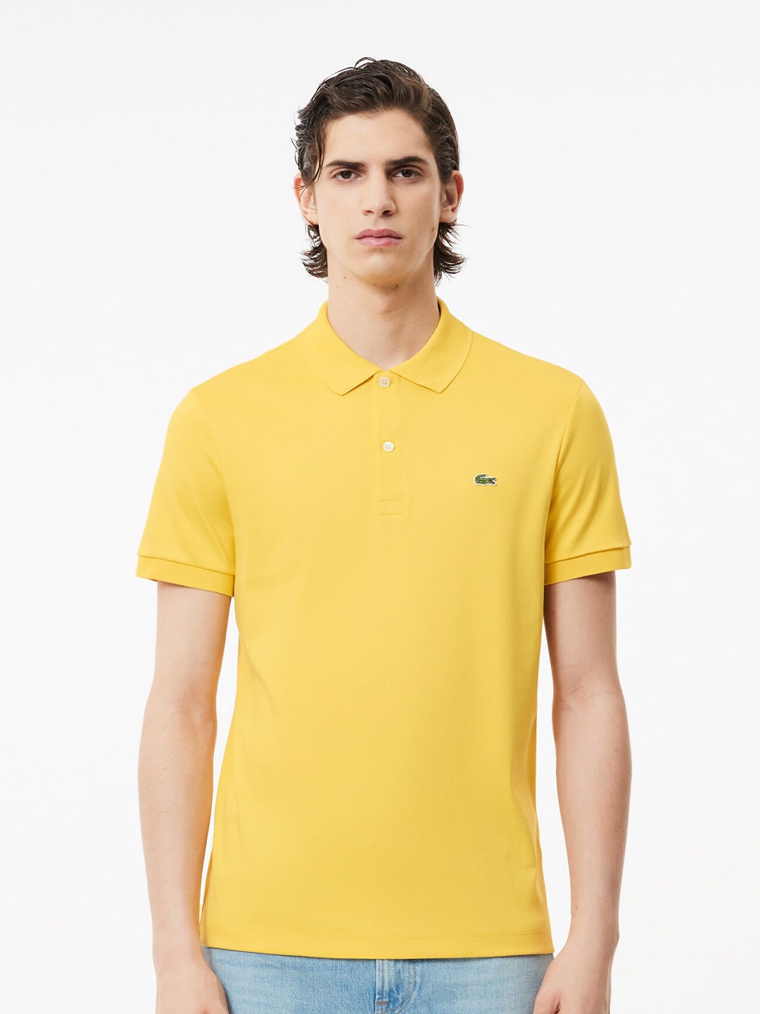 

Lacoste Polo Collar Pure Cotton T-Shirt, Yellow