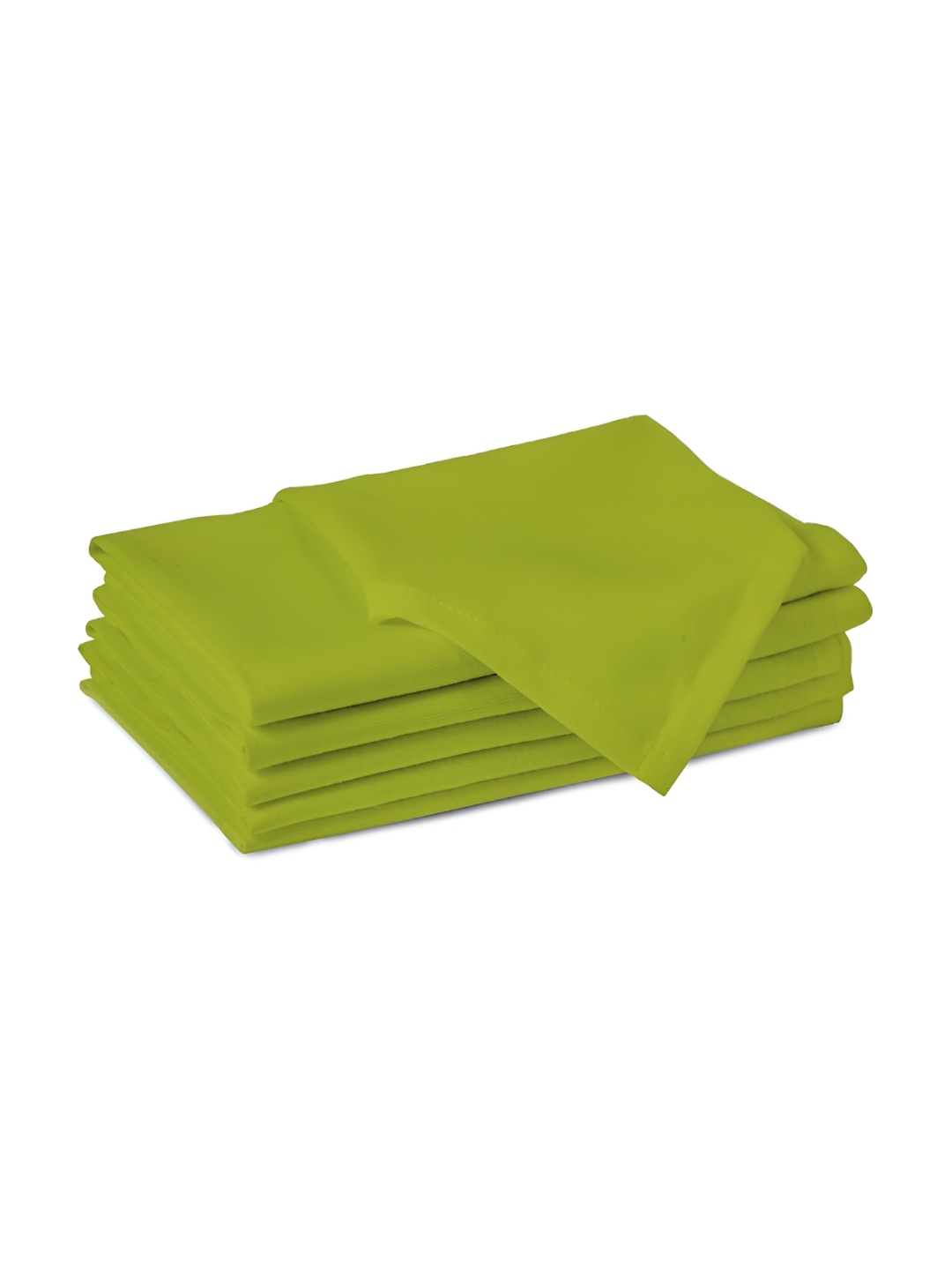 

Encasa Homes Lime Green 6 Pcs Cotton Table Napkins