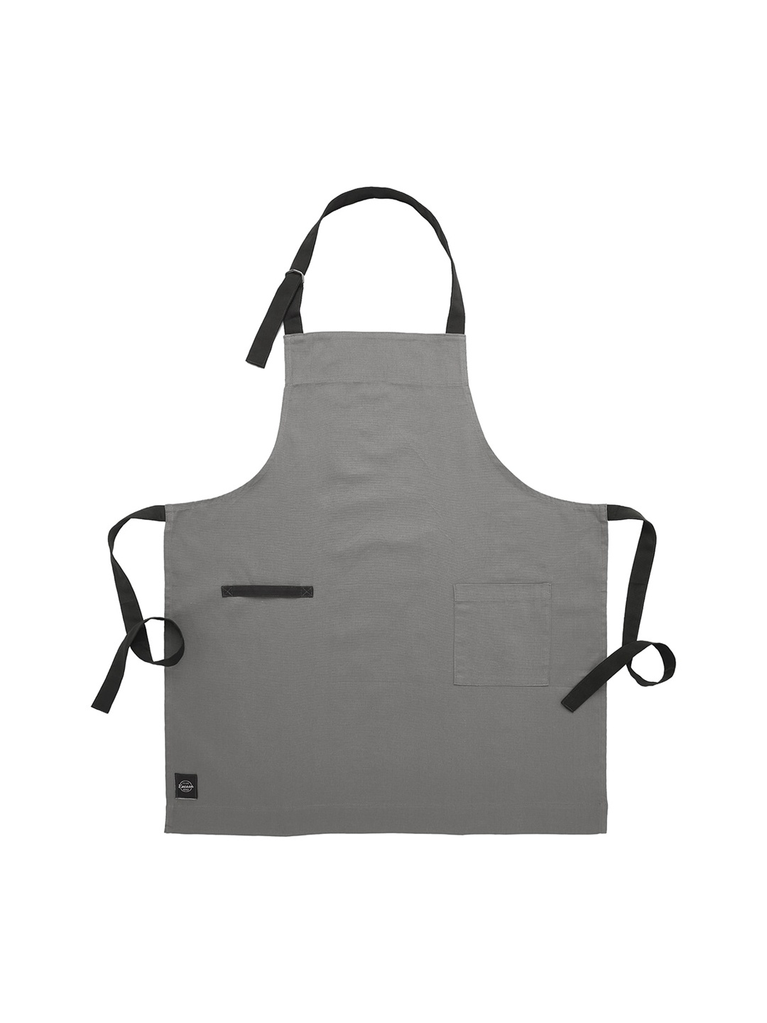 

Encasa Homes Grey Cotton Apron