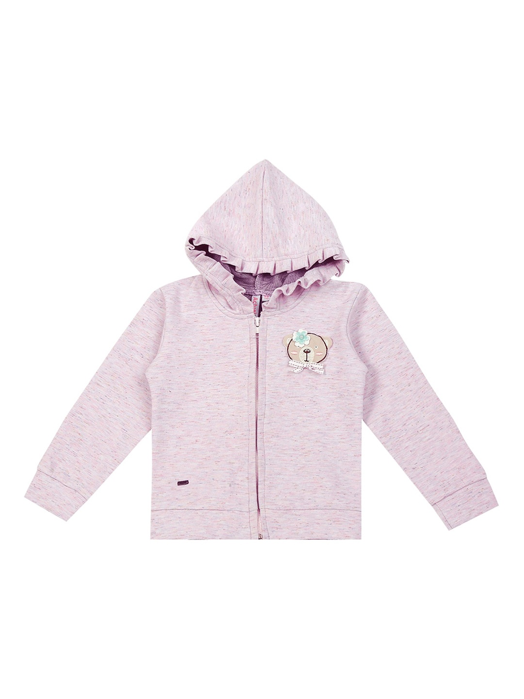 

Actuel Girls Hooded Bomber Jacket, Purple