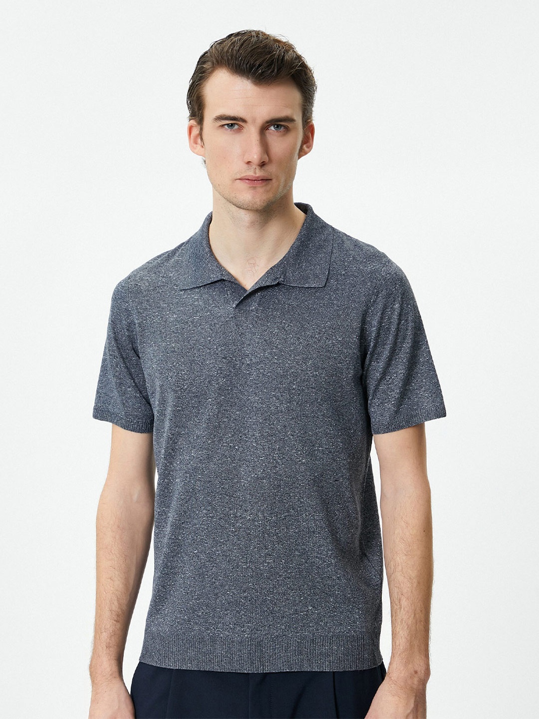

Koton Polo Collar Regular Fit T-shirt, Navy blue