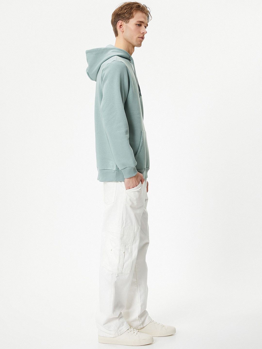 

Koton Typography Printed Pullover Sweatshirt, Green