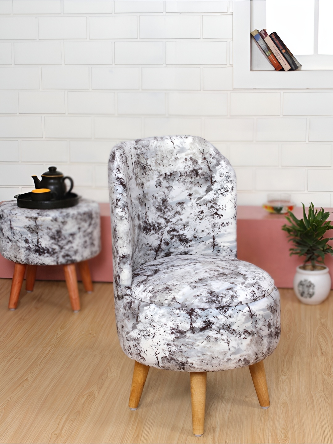 

Shadowkart Ottoman Pouffes Sitting Mudda Puffies Stool, Grey