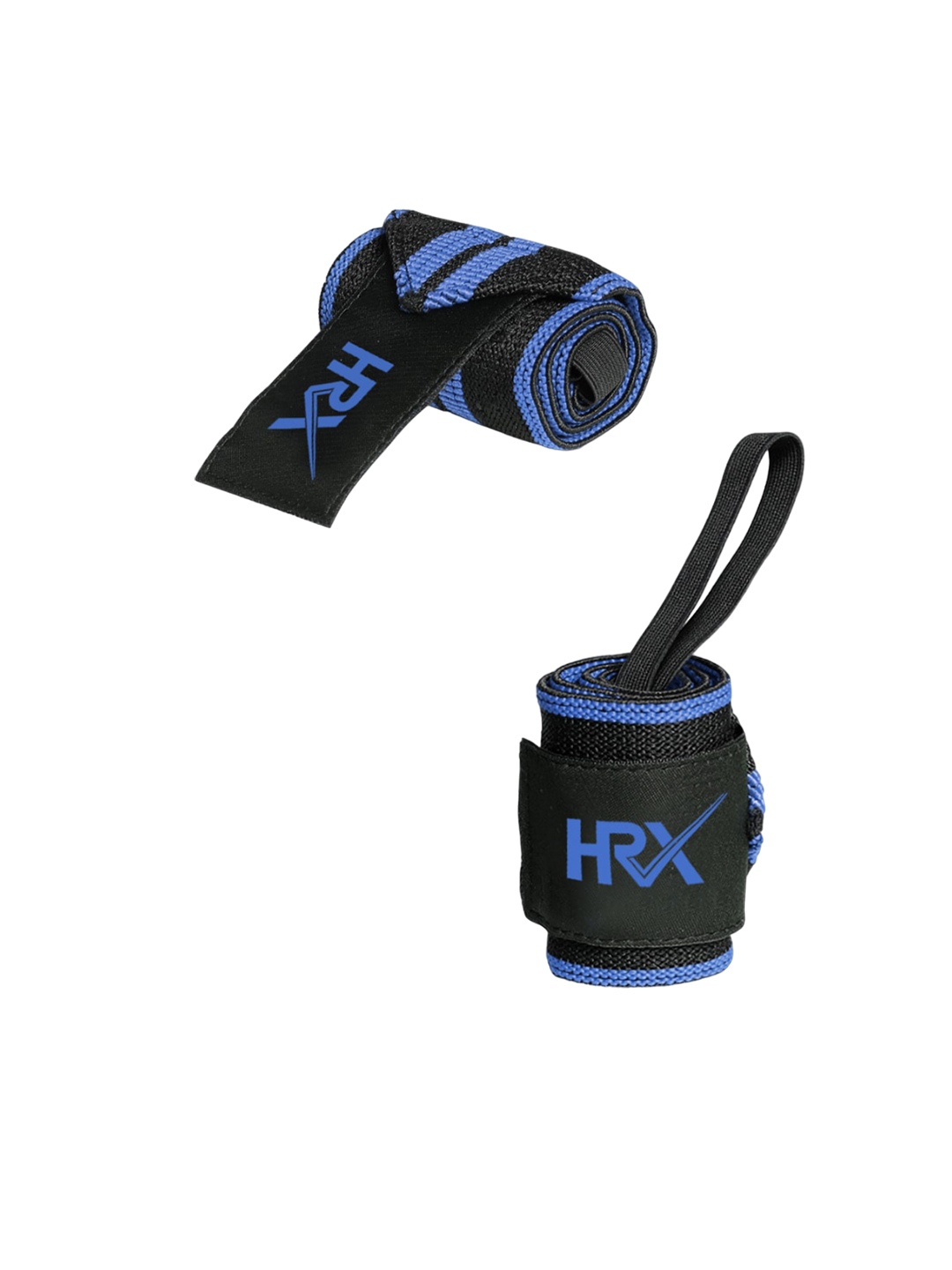 

HRX by Hrithik Roshan Black & Blue Pack Of 2 Adjustable Wrist Support