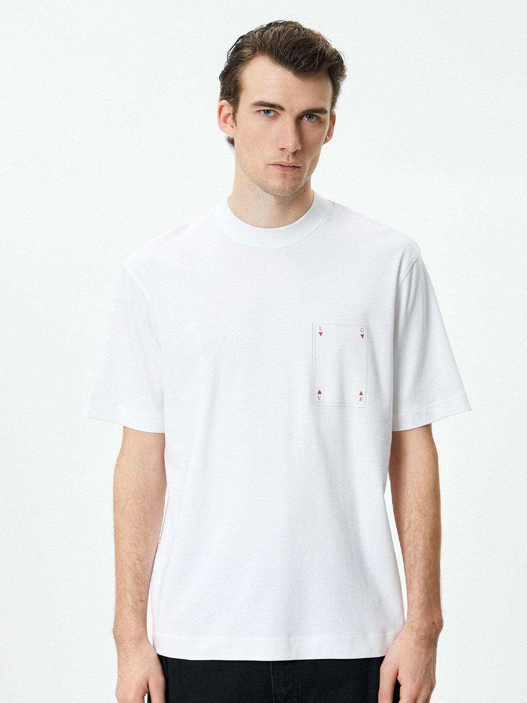 

Koton Round Neck Regular Fit T-shirt, White