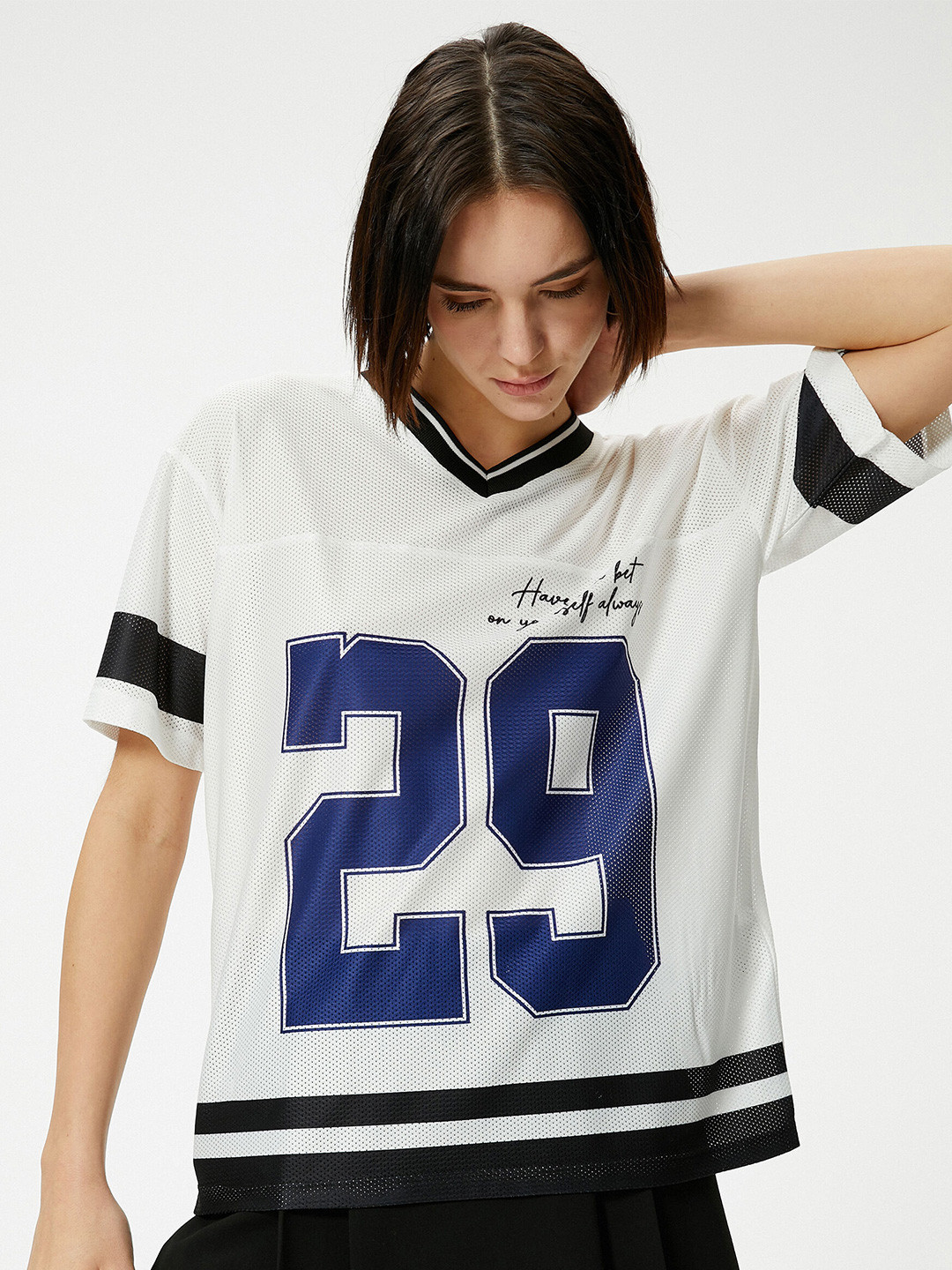

Koton Typography Printed T-shirt, Beige