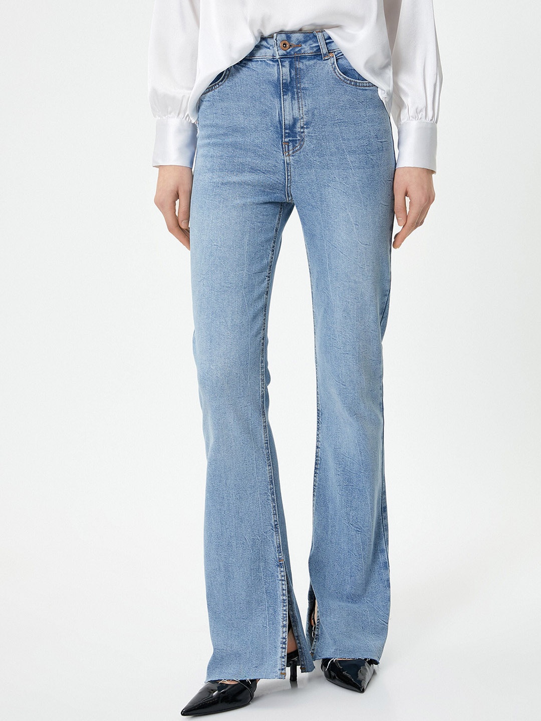 

Koton Women Slim Fit Mid-Rise Stretchable Jeans, Blue