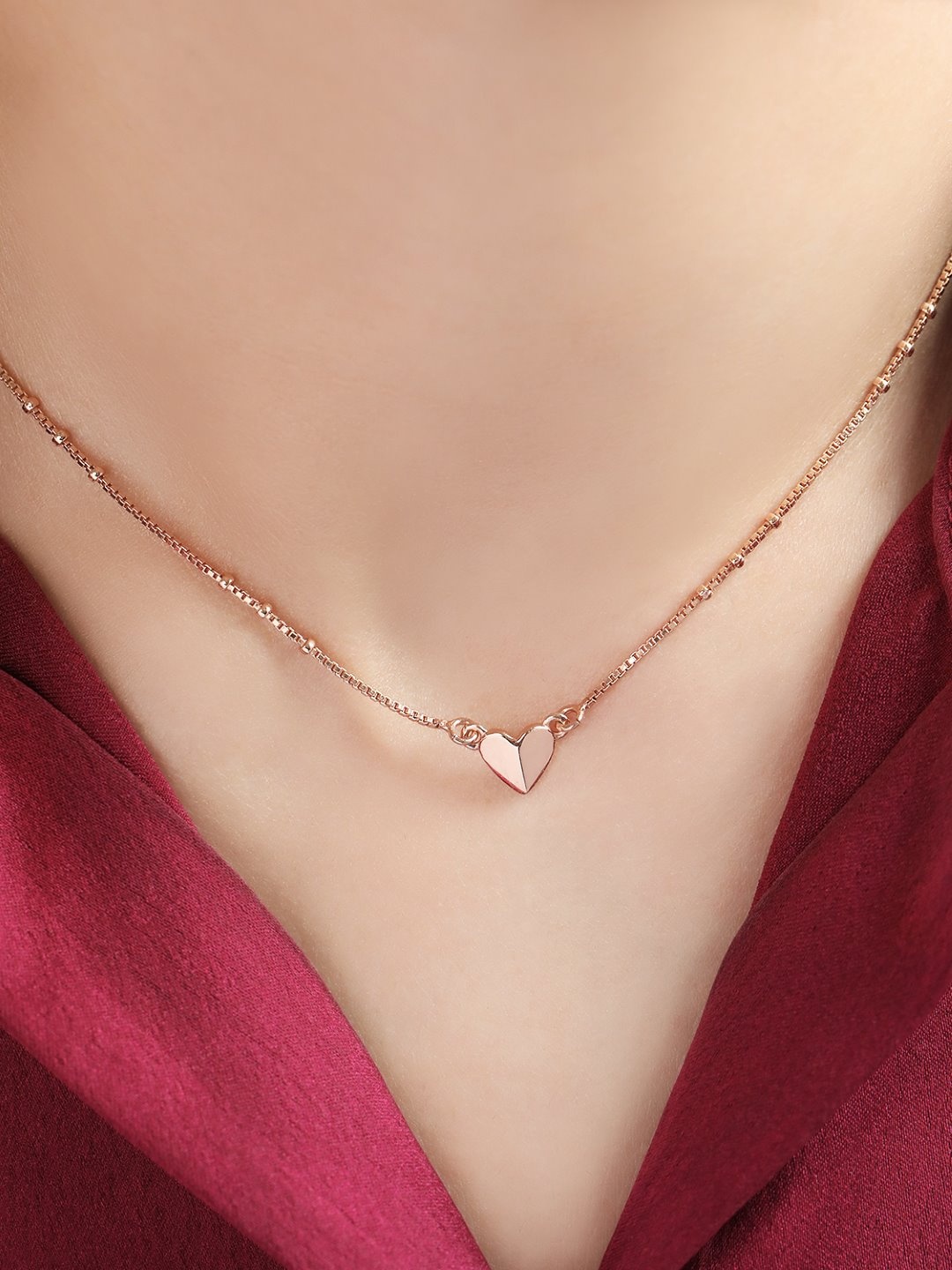 

Zavya Rose Gold-Plated 92.5 Sterling Silver Necklace