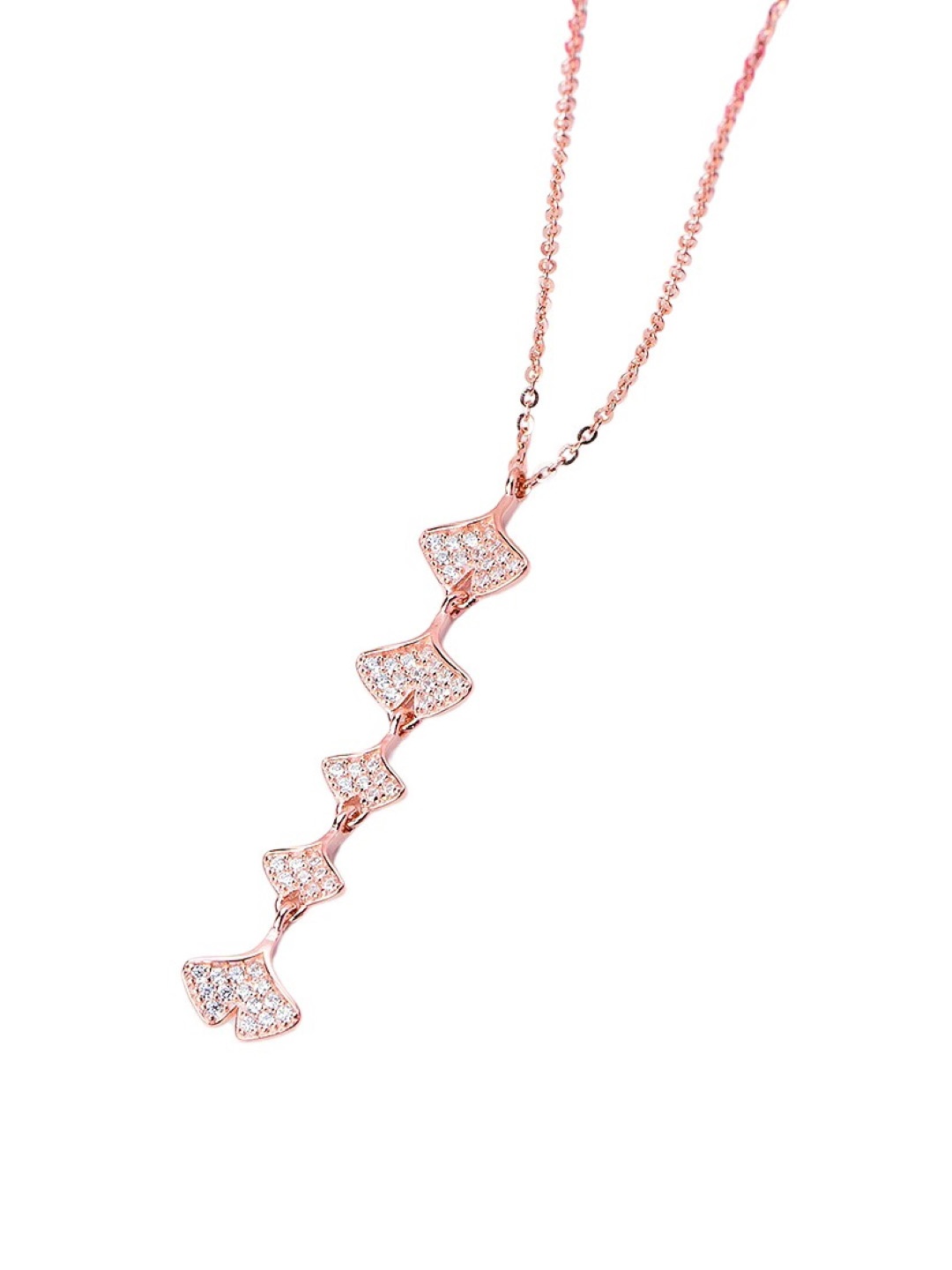 

Zavya Sterling Silver Rose Gold-Plated Necklace