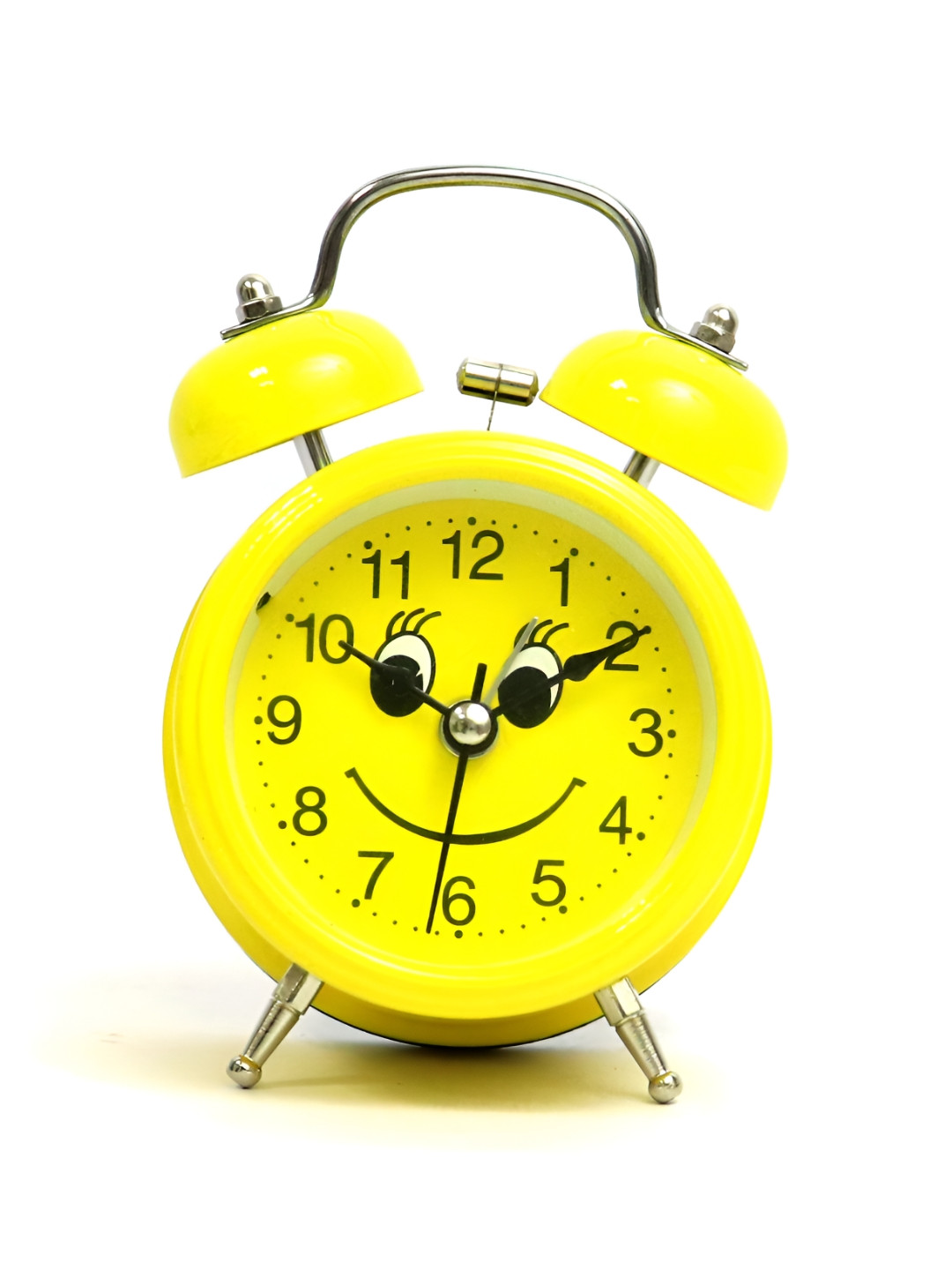 

Sigaram Yellow Round Shaped Contemporary Analogue Alarm Clock