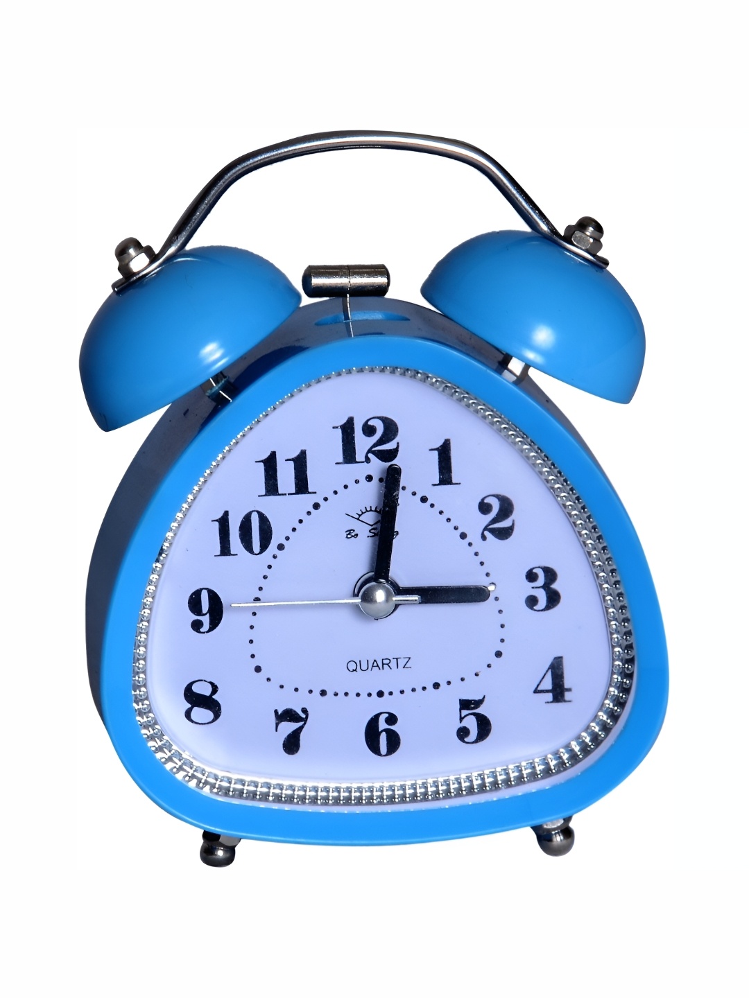 

Sigaram Blue Textured Regular Alarm Clock