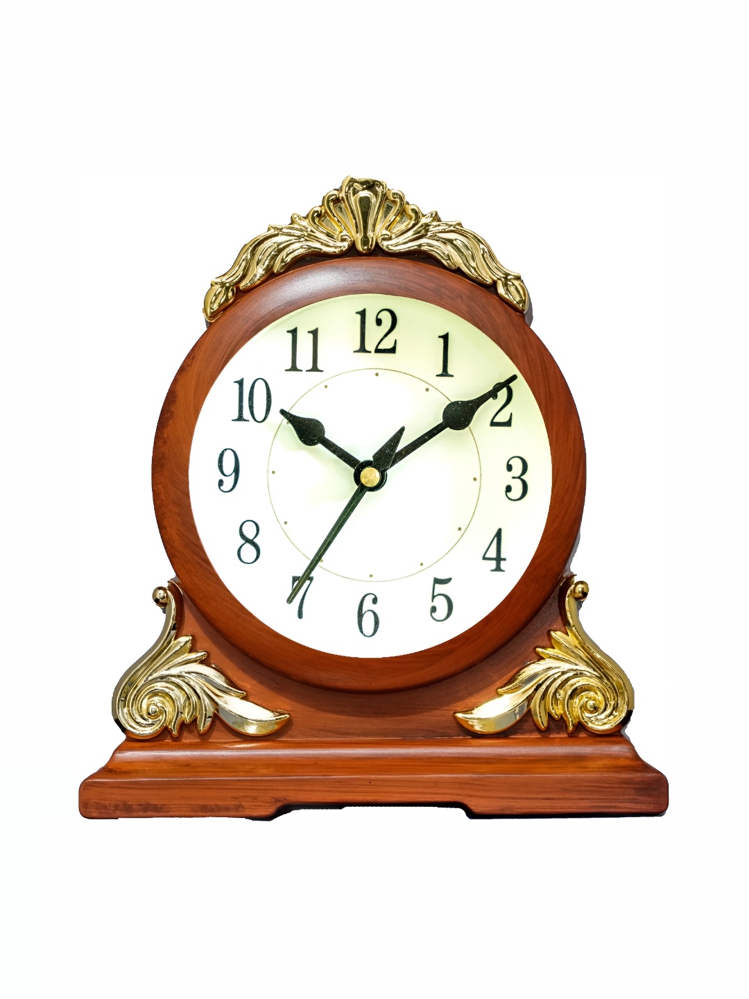 

Sigaram Brown Textured Regular Table Clock