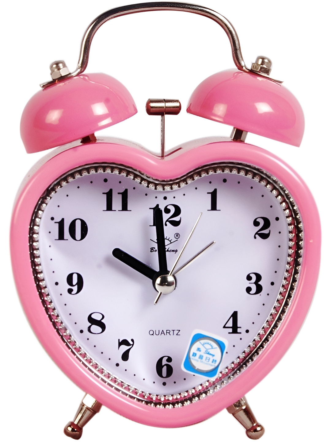 

Sigaram Pink Textured Regular Alarm Clock