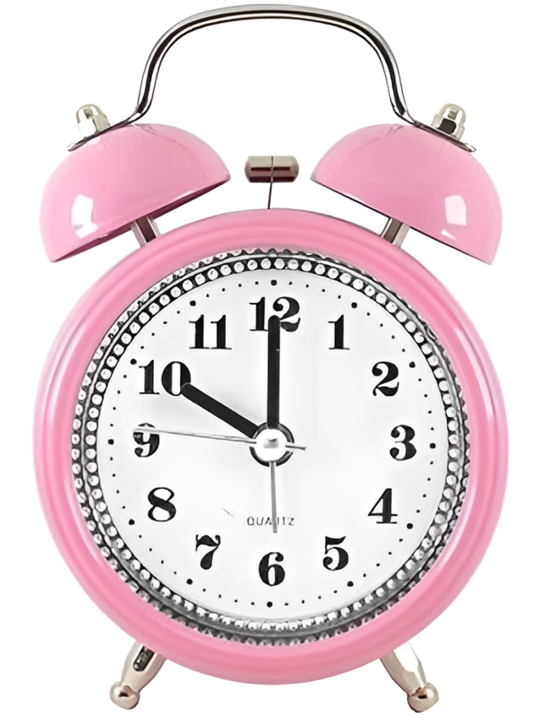 

Sigaram Pink Textured Regular Alarm Clock