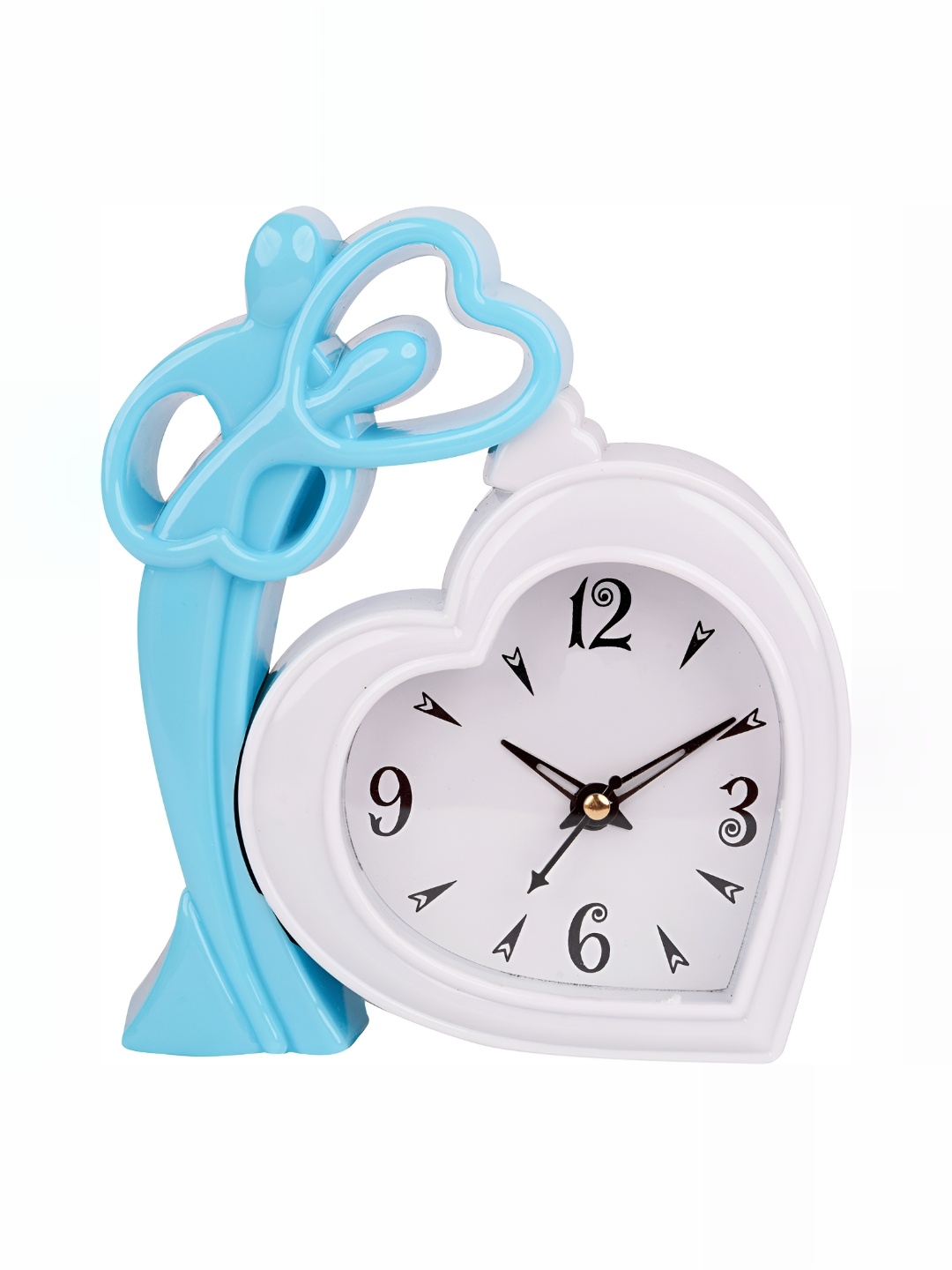 

Sigaram White & Blue Analogue Contemporary Table Clock