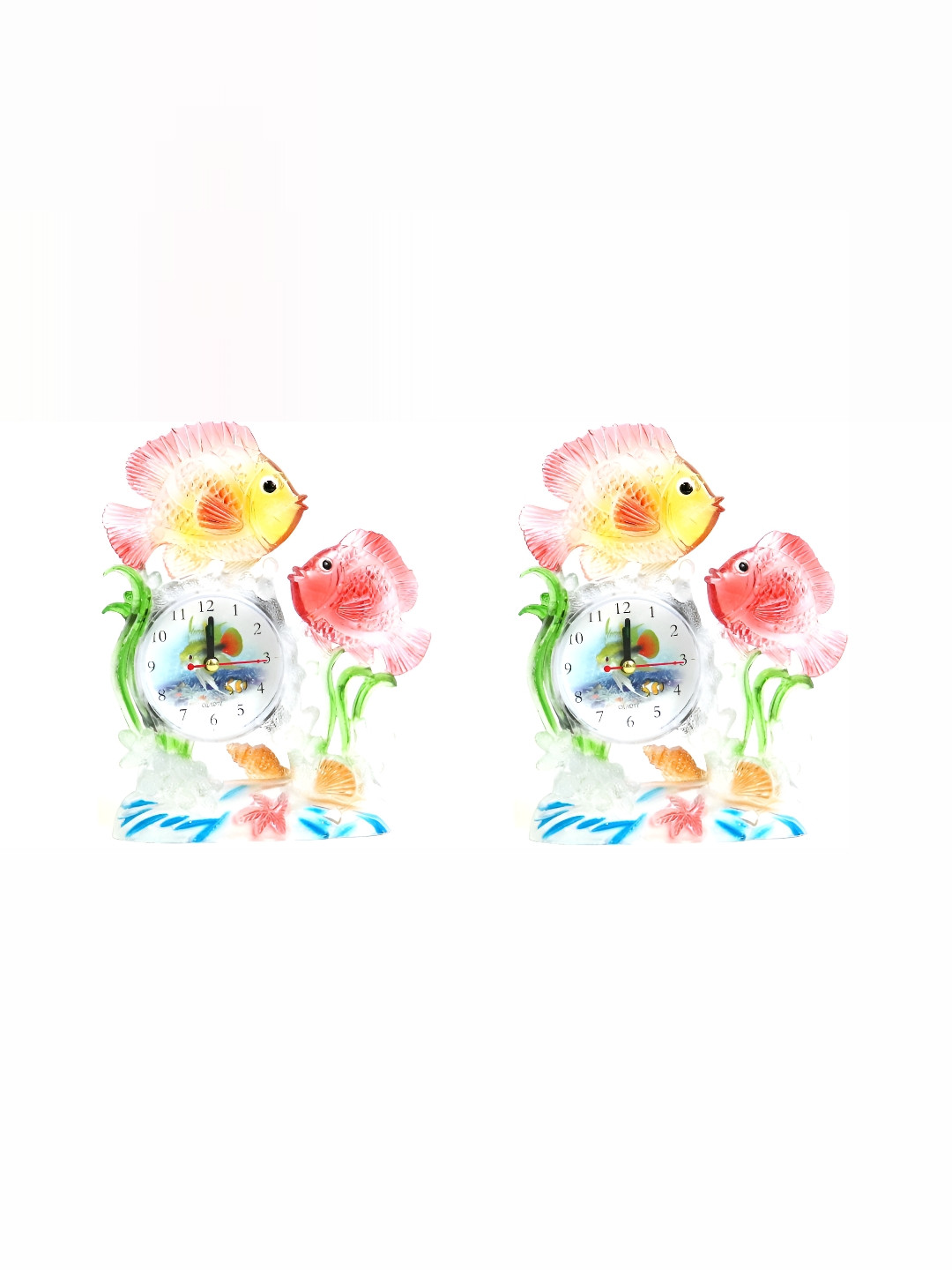 

Sigaram Pink & Green 2 Pieces Textured Round Contemporary Wall Clock