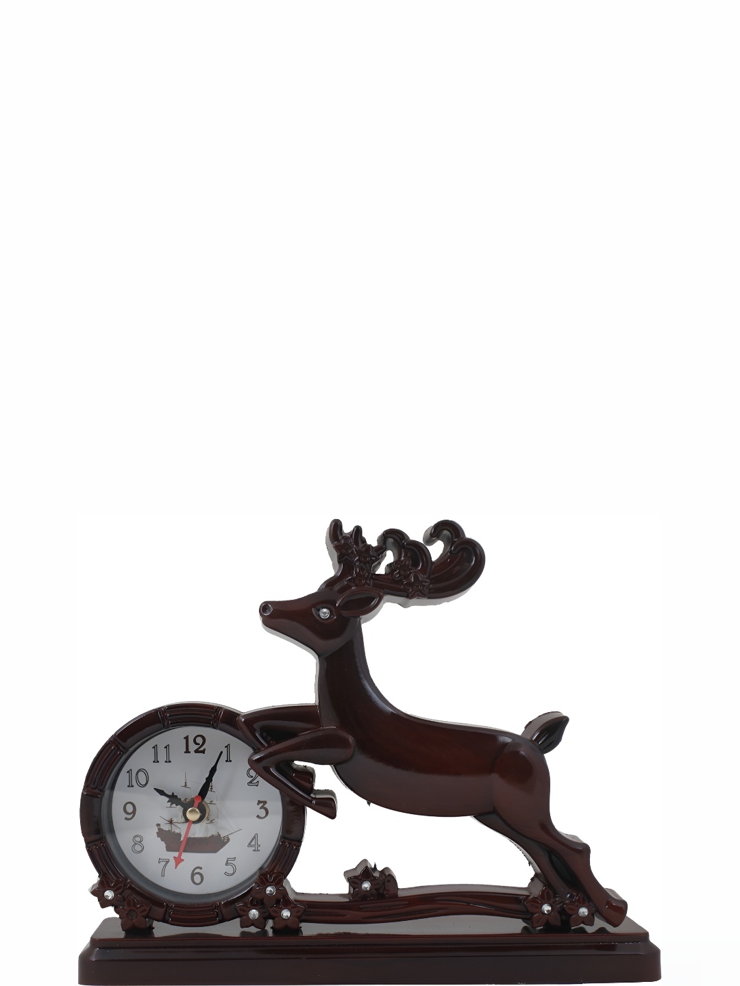 

Sigaram Brown Textured Regular Table Clock