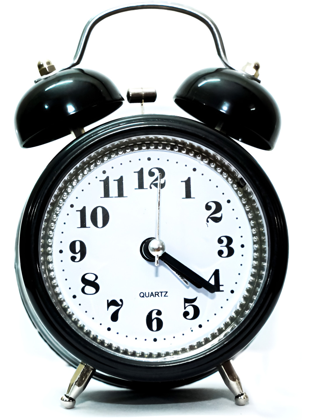 

Sigaram Black & White Analogue Contemporary Alarm Clock