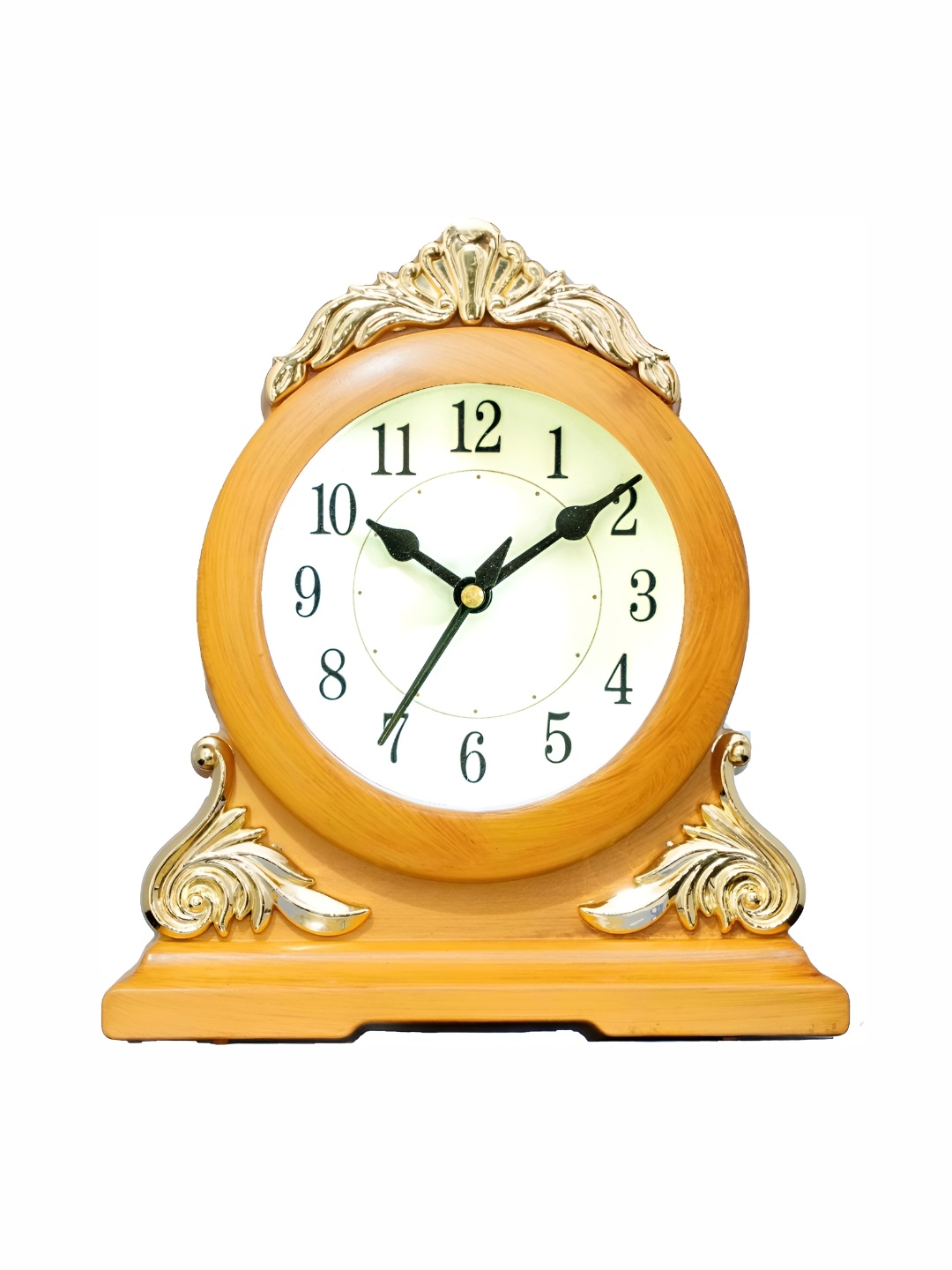

Sigaram Brown & White Abstract Shaped Contemporary Table Clock