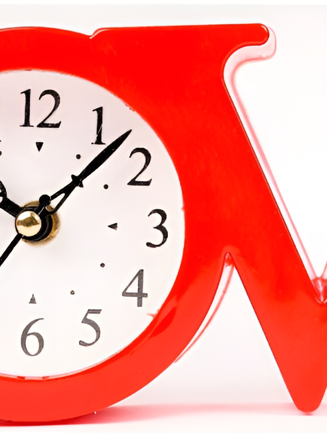 

Sigaram Red Round Contemporary Table Clock