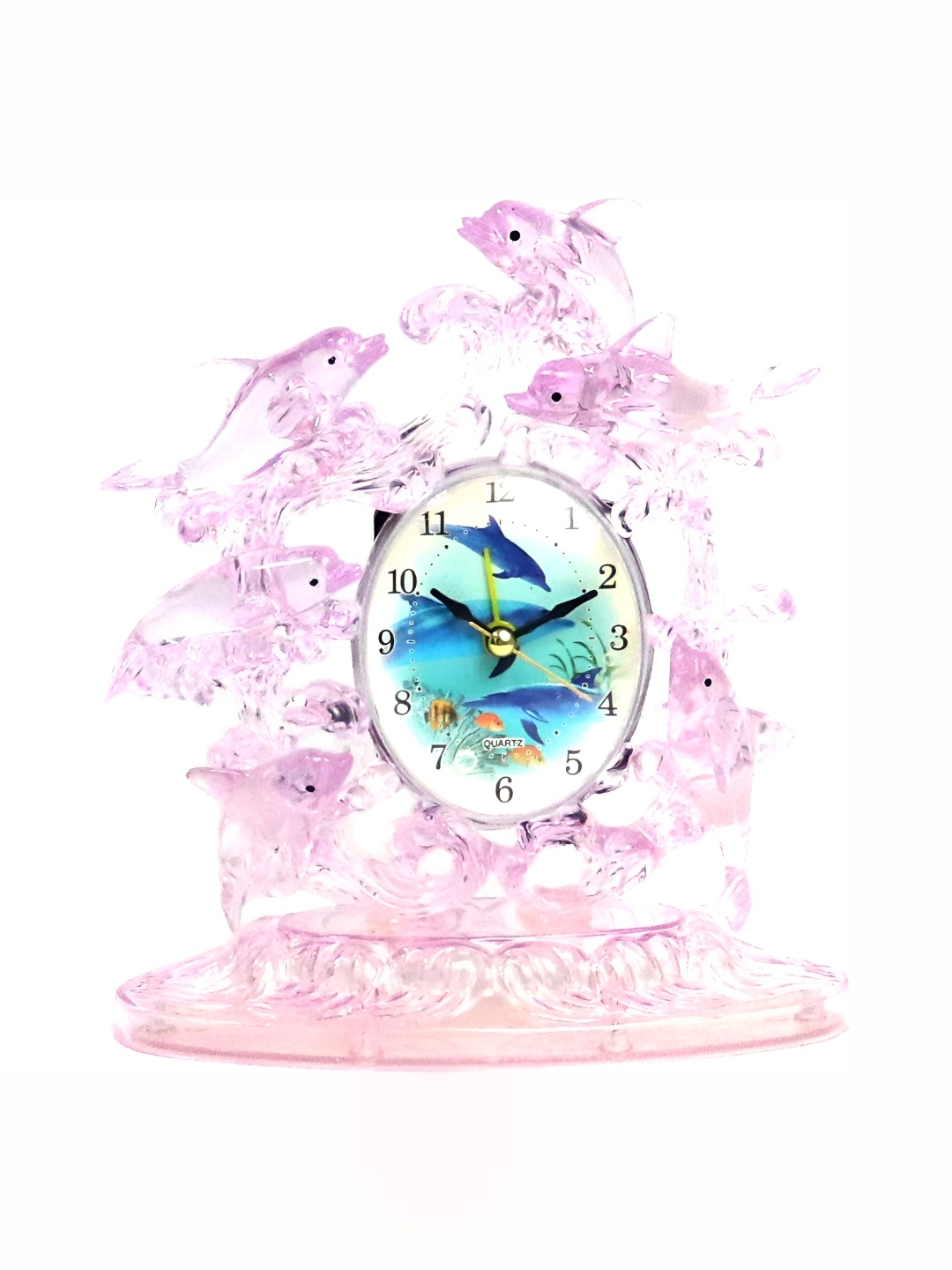 

Sigaram Purple Textured Regular Table Clock