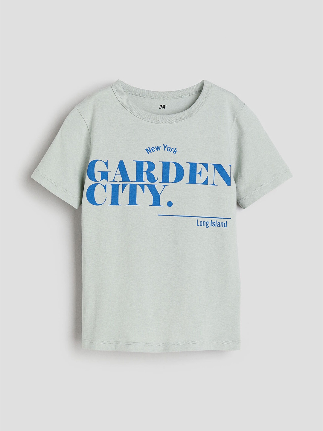 

H&M Boys Printed Cotton T-Shirt, Green