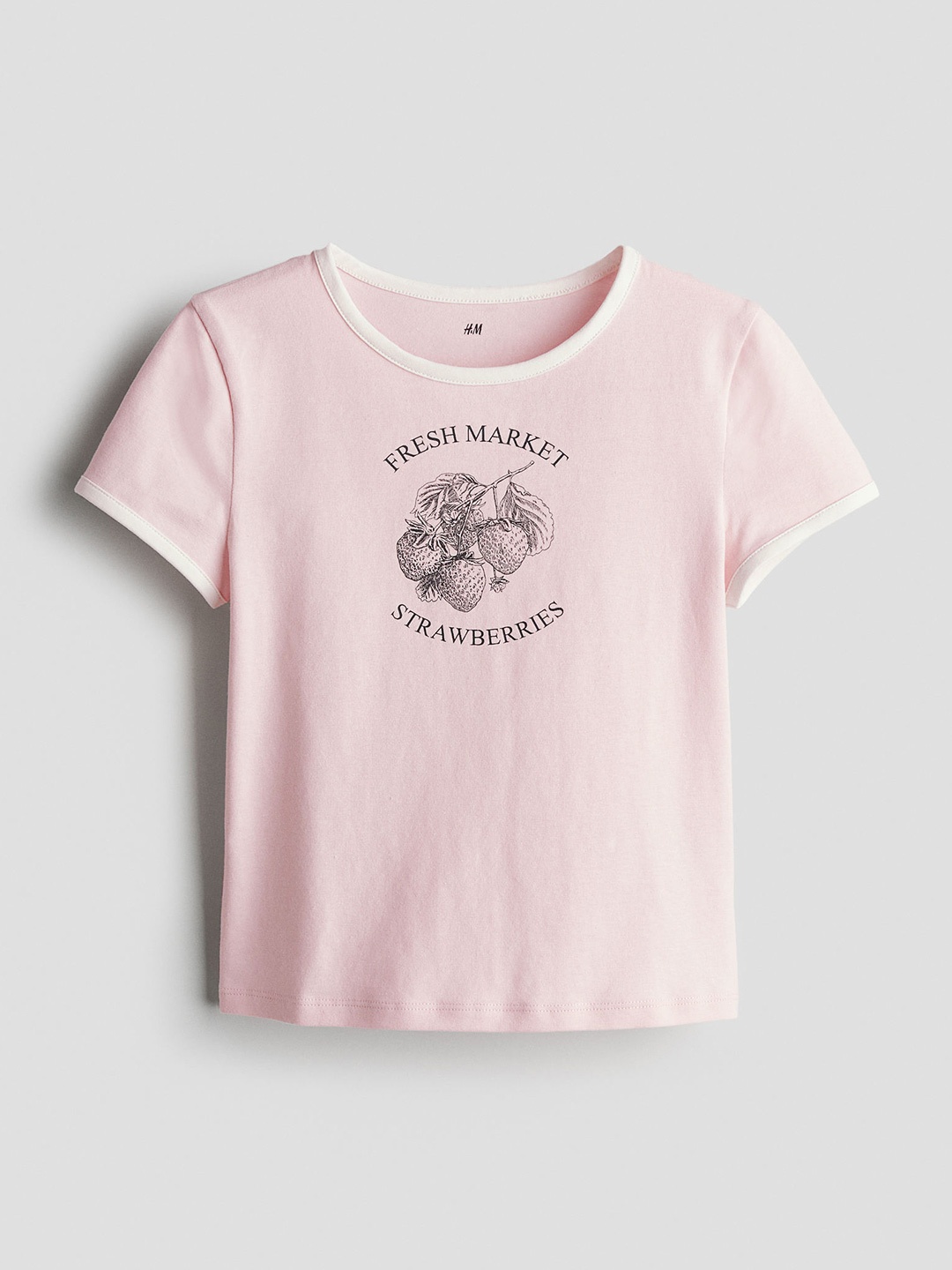 

H&M Girls Printed T-shirt, Pink