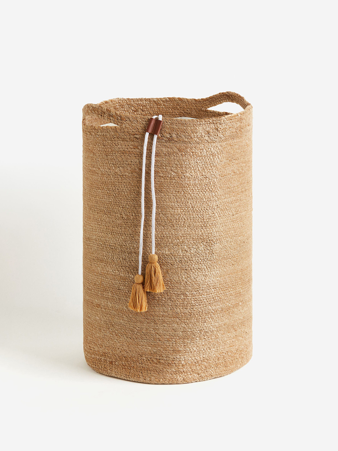 

H&M Beige Jute Laundry Basket