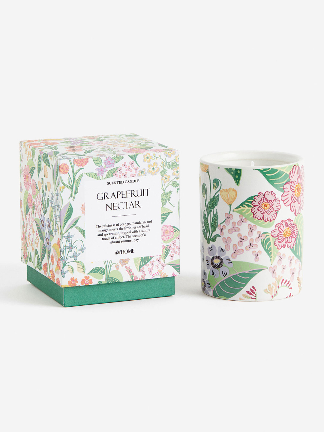 

H&M White Scented Candle In A Ceramic Holder