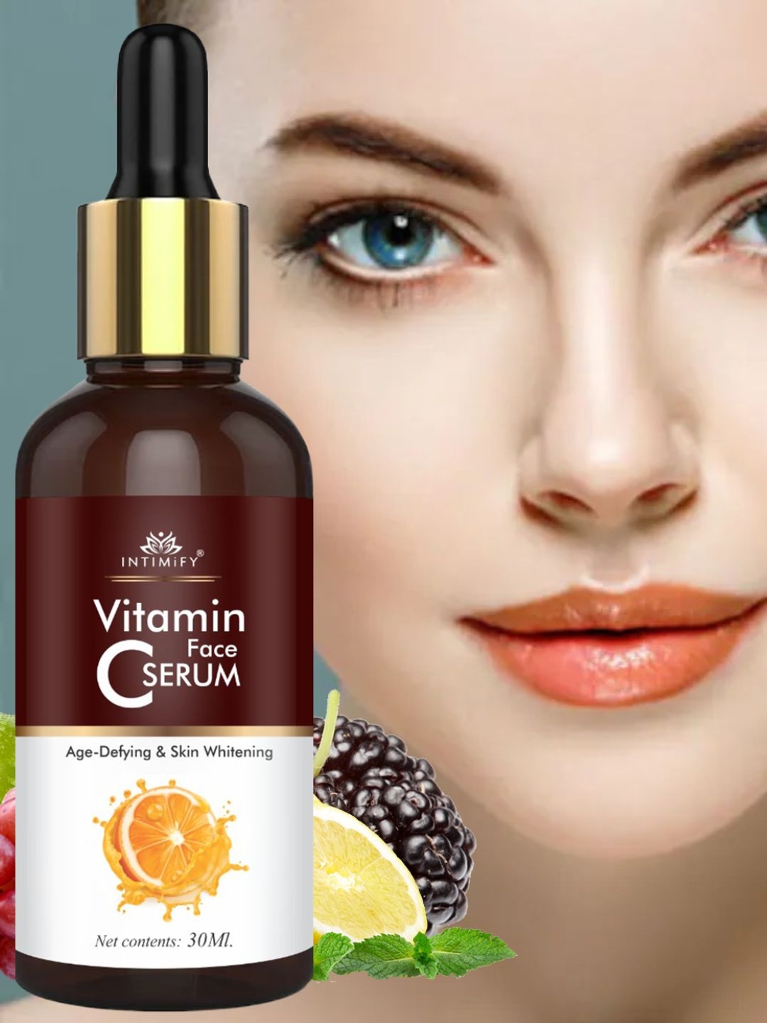 

INTIMIFY Vitamin C Serum With Hyaluronic Acid - 30ml, Transparent