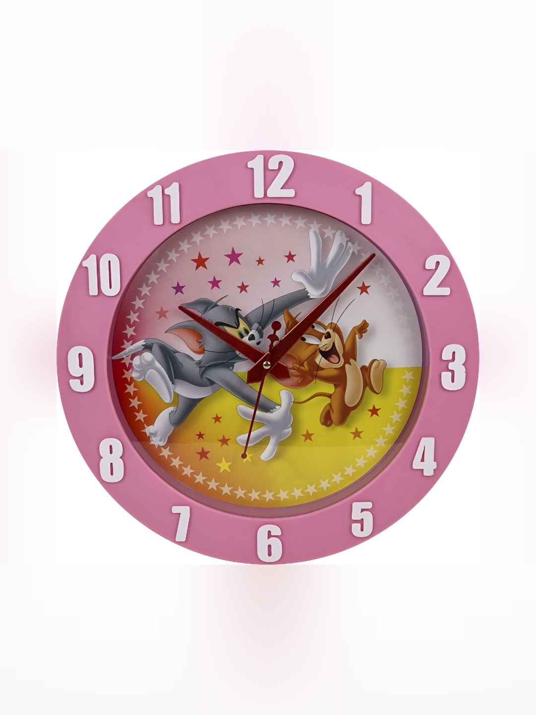 

Sigaram Pink & White Printed Round Contemporary Wall Clock