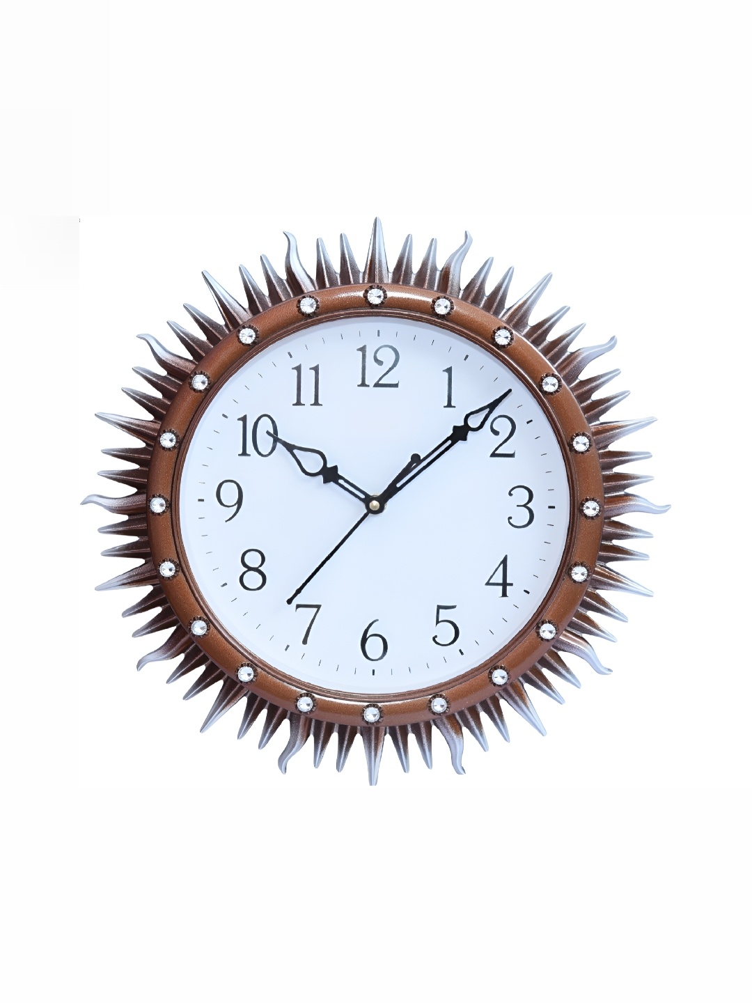 

Sigaram Brown Round Textured Wall Clock