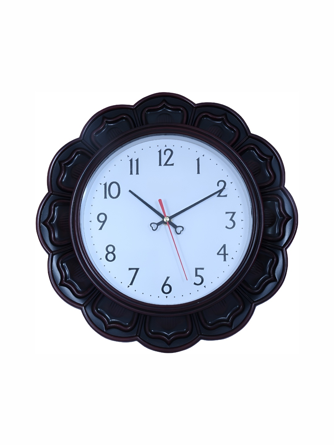 

Sigaram Black & Blue Textured Round Shaped Contemporary Wall Clock