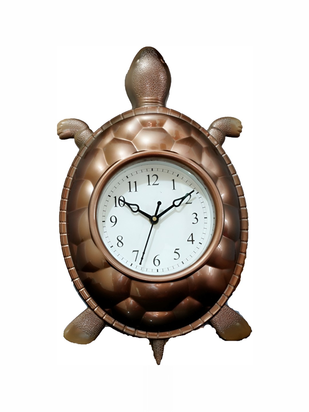 

Sigaram Brown & White Textured Animal Shaped Contemporary Wall Clock