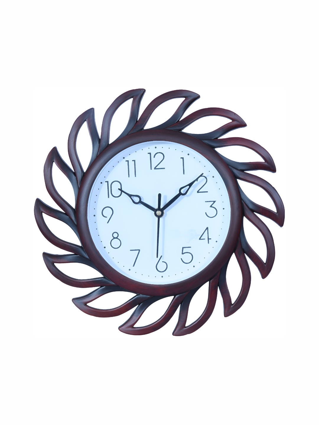 

Sigaram Red & White Round Wooden Analogue Wall Clock