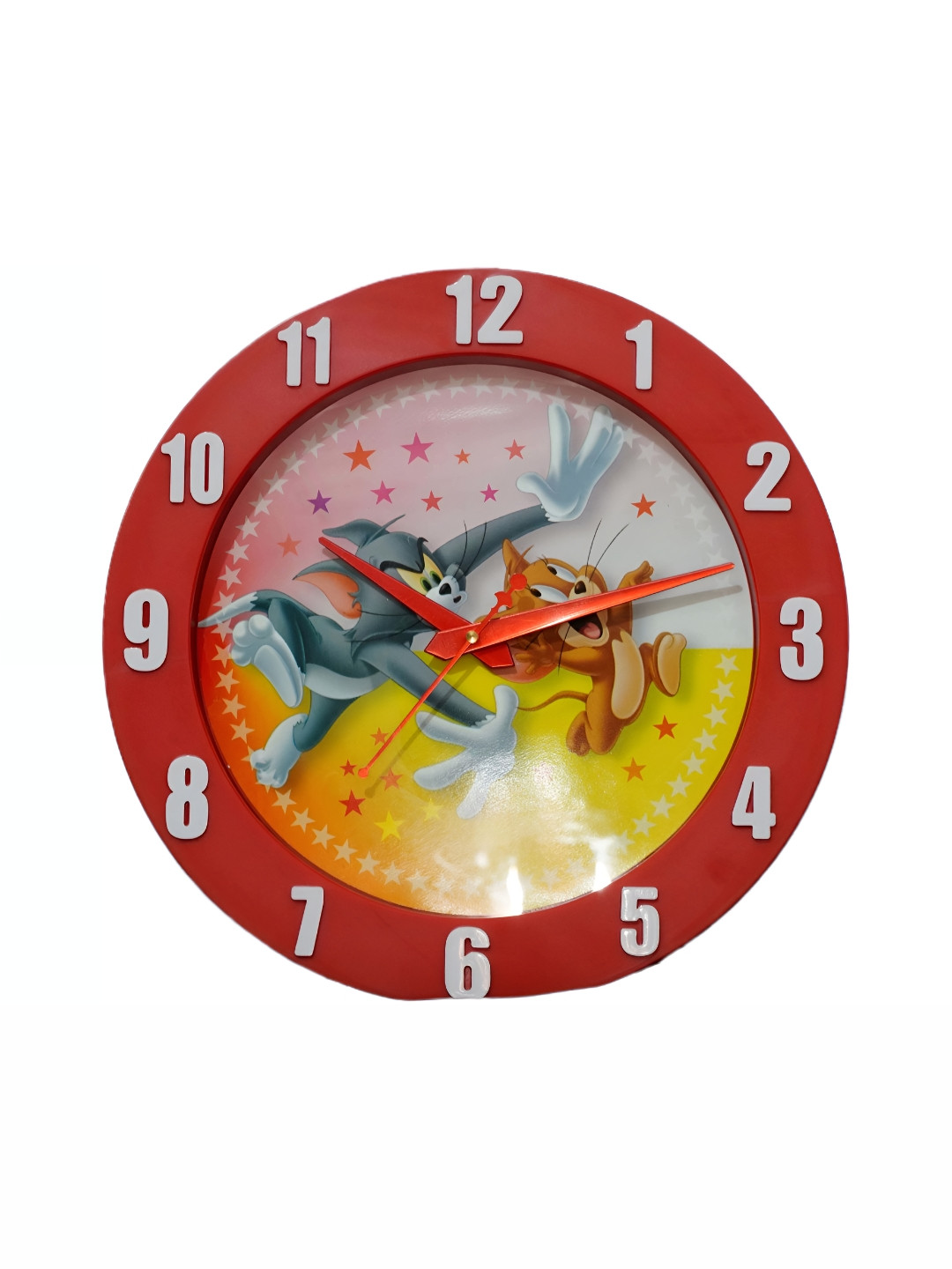 

Sigaram Orange & Yellow Round Printed Analogue Wall Clock