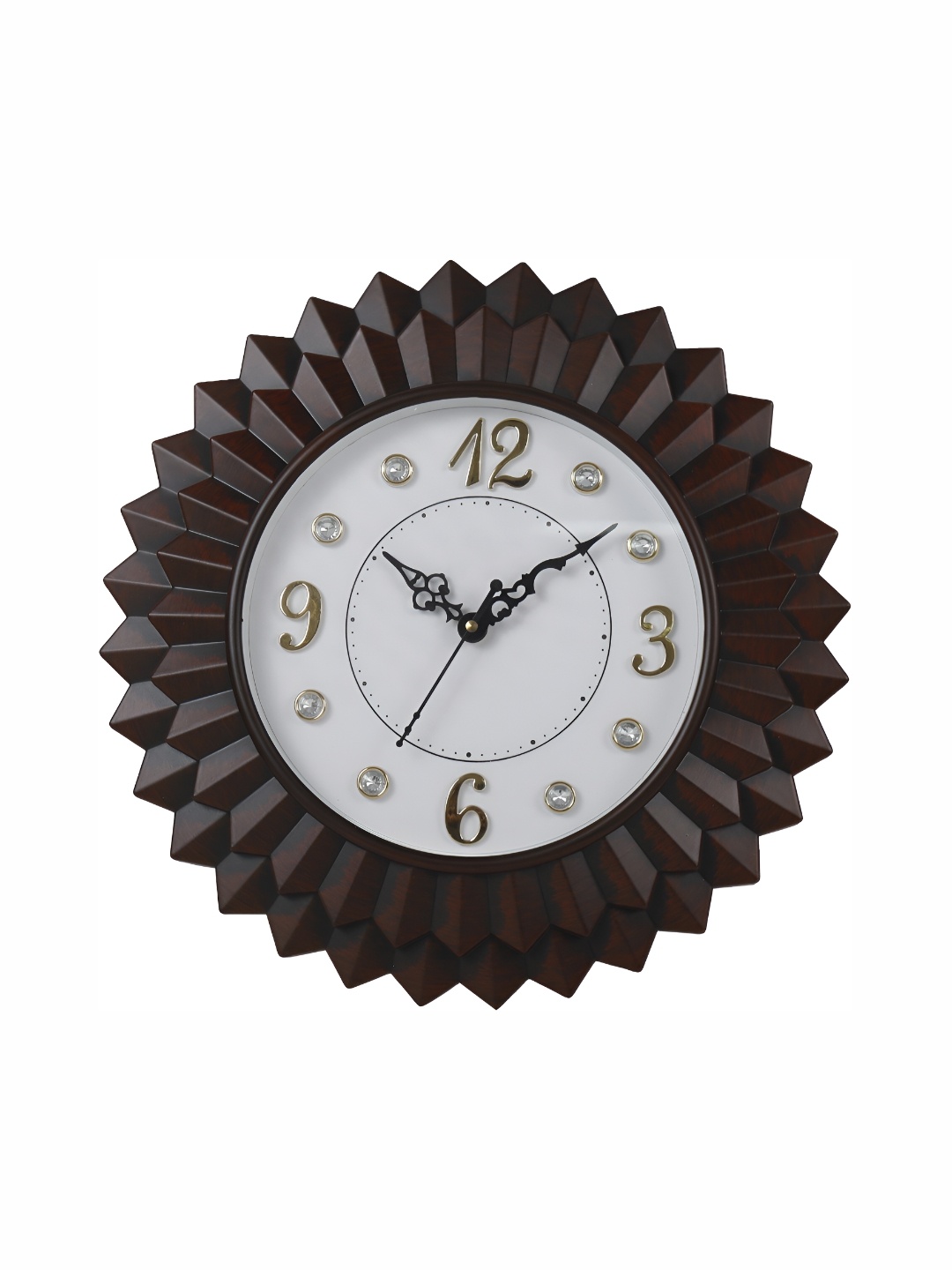 

Sigaram Black Round Contemporary Wall Clock