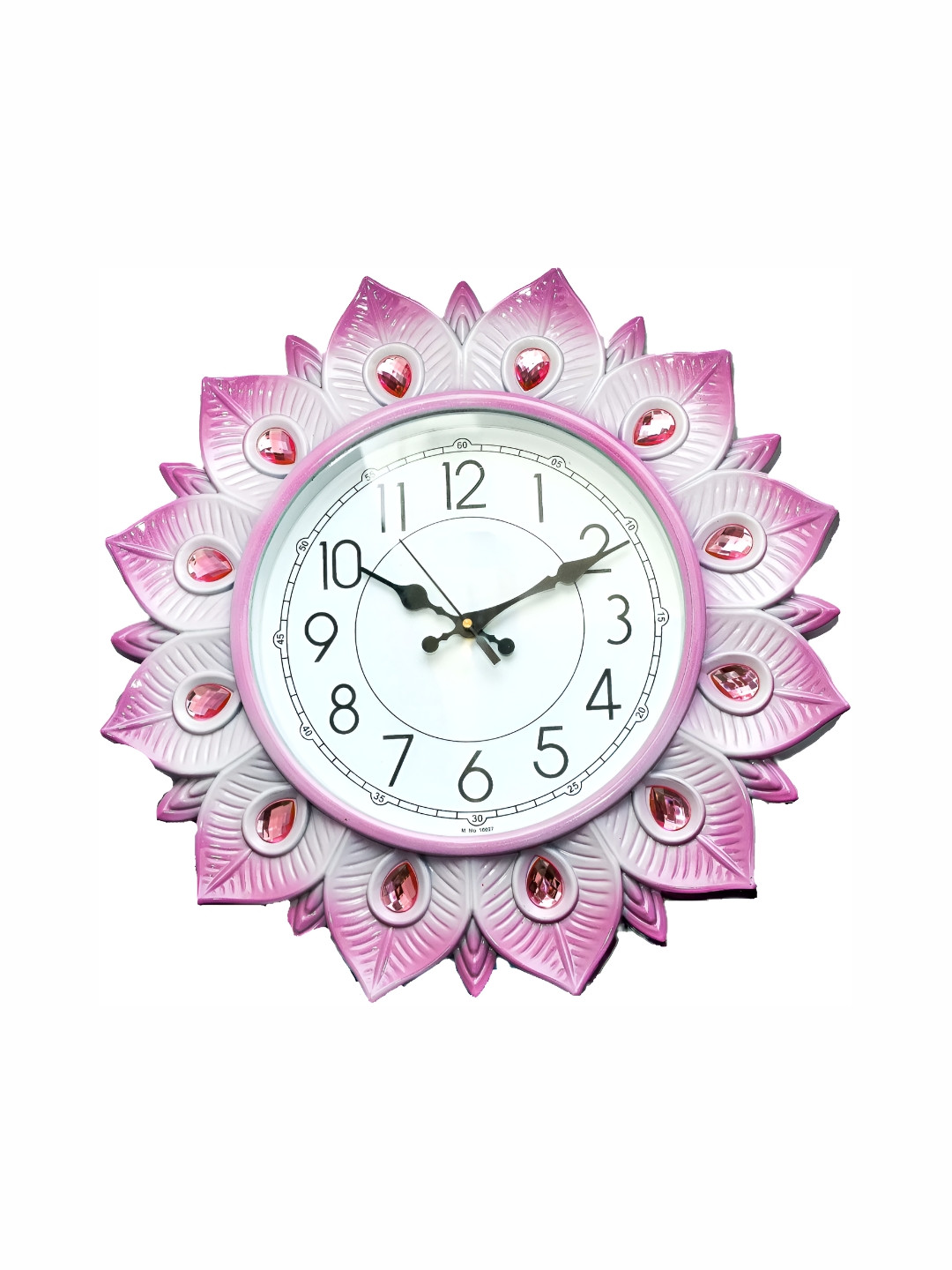 

Sigaram Pink Round Textured Regular Wall Clock