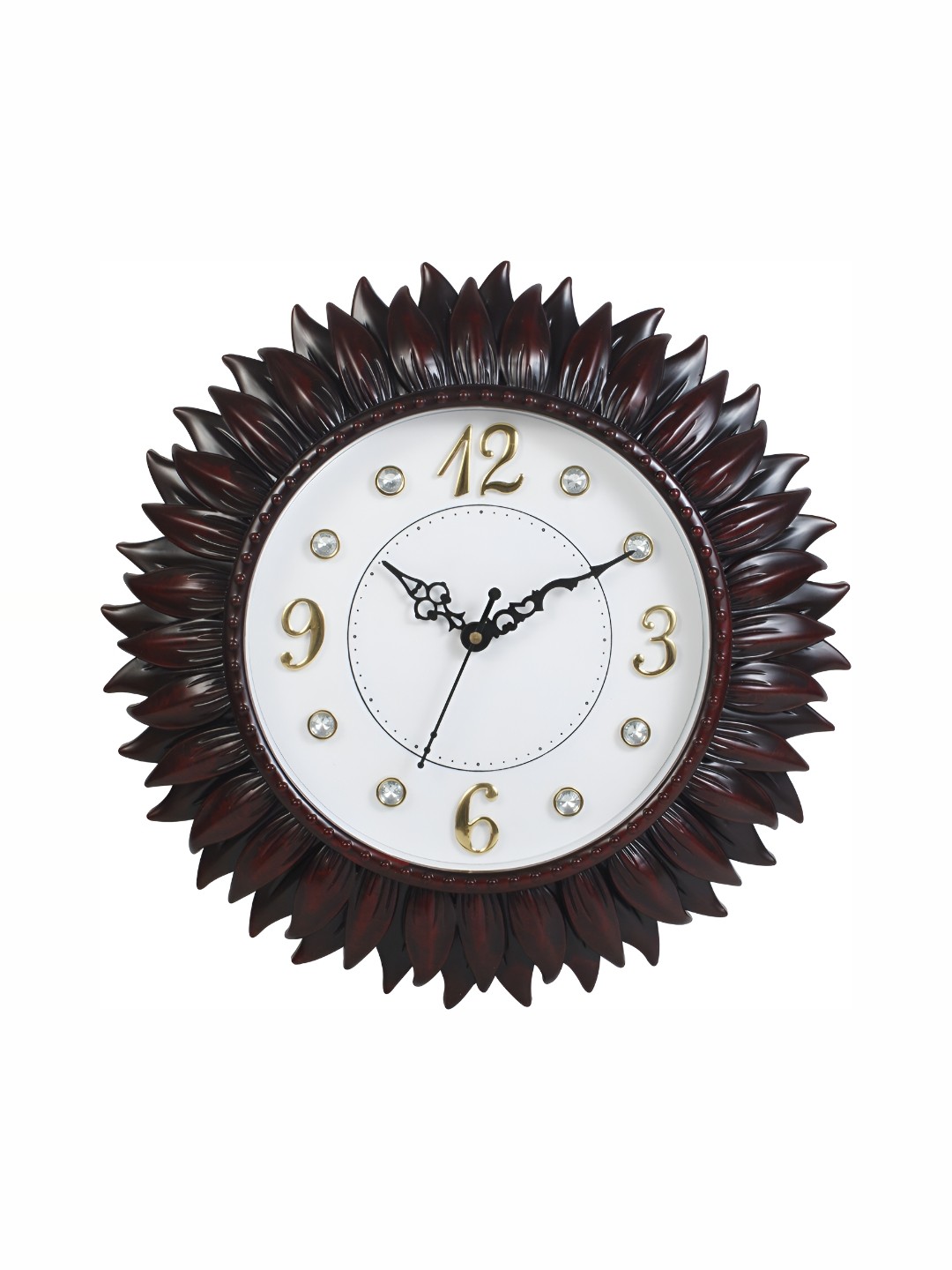 

Sigaram Red Round Textured Wall Clock