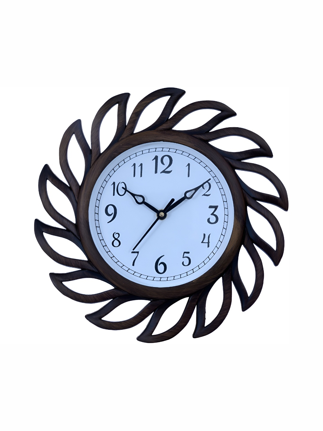 

Sigaram Brown Round Contemporary Wall Clock