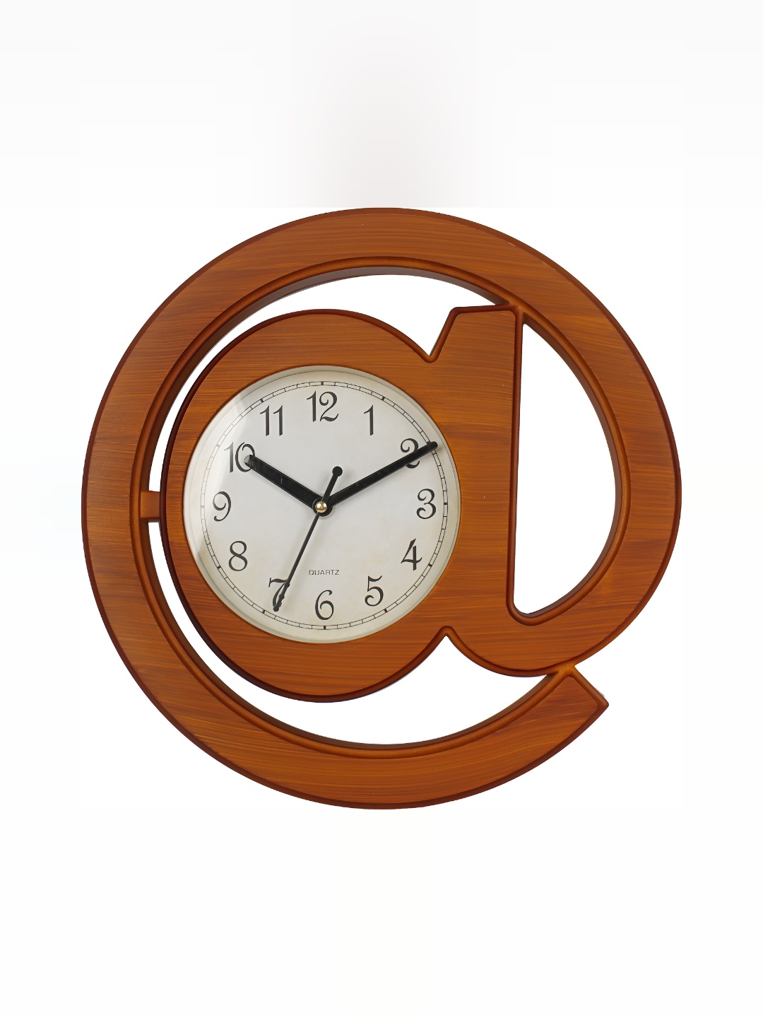 

Sigaram Brown Textured Regular Wall Clock