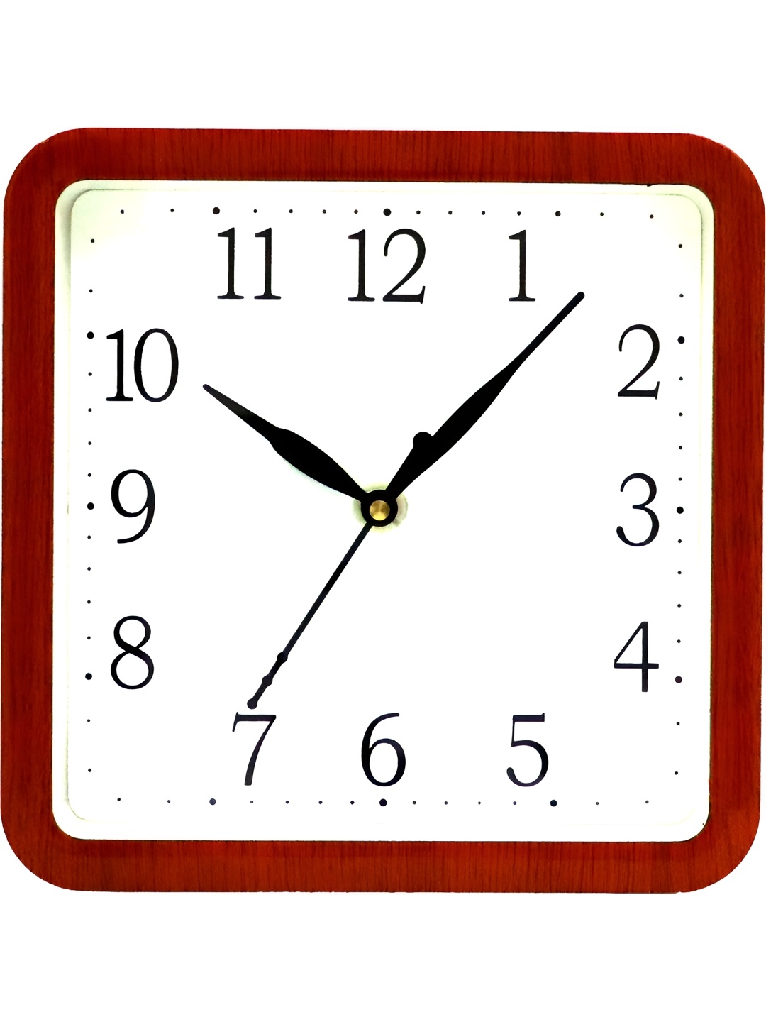 

Sigaram Red & White Square Shaped Analogue Wall Clock