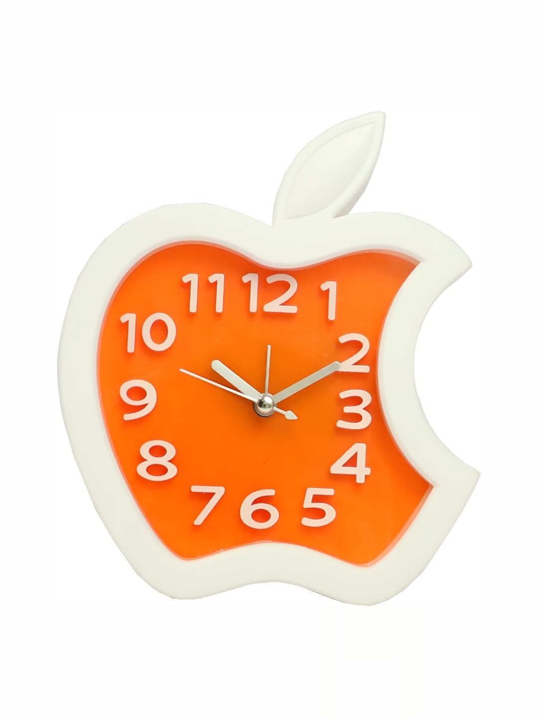 

Sigaram Orange & White Textured Regular Wall Clock