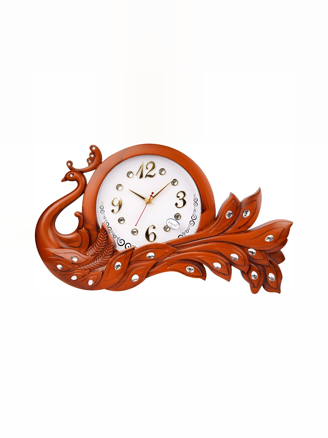 

Sigaram Brown Round Shaped Contemporary Analogue Wall Clock