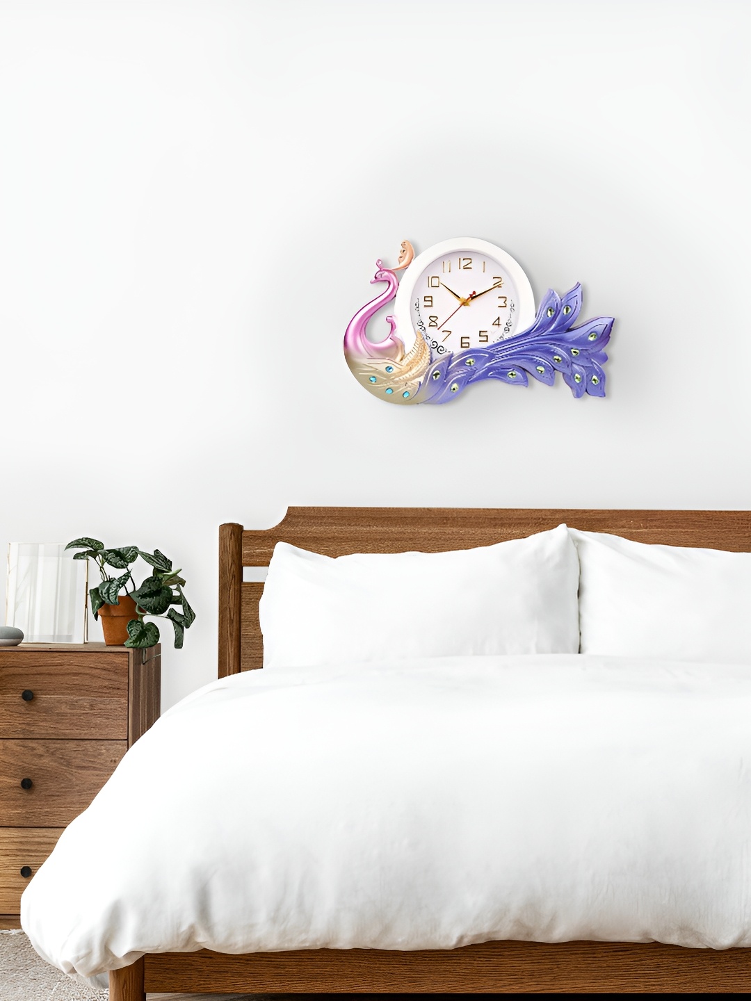 

Sigaram Blue Textured Regular Wall Clock
