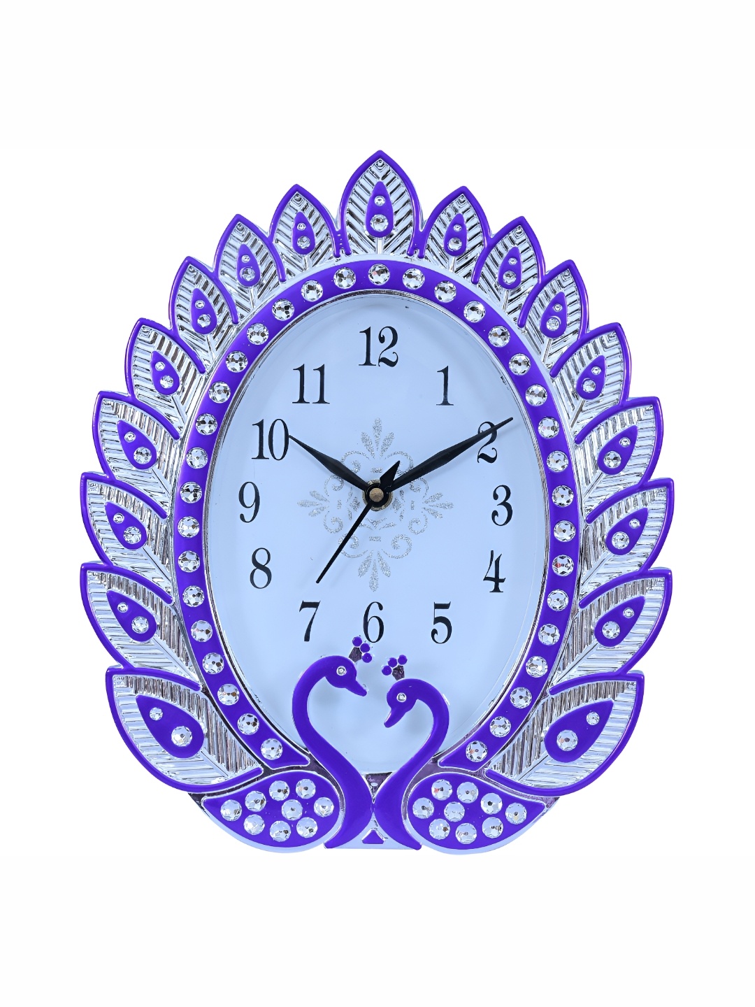 

Sigaram Purple Printed Analogue Contemporary Wall Clock